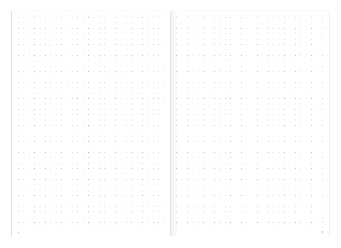 Muistikirja Putinki Design - Koralli, pisteet