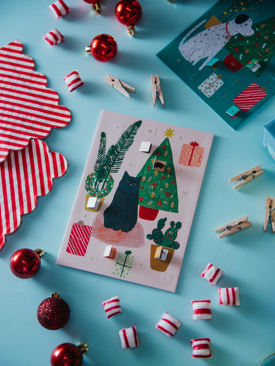 Adventtikalenterikortti Roger la Borde - Chou chou chat