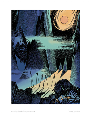 Juliste Muumi 24x30 - Pyrstötähti