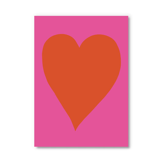 Postikortti Ohh Deer - Neon Heart