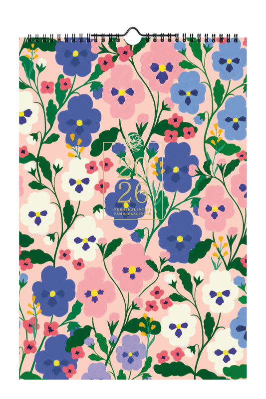 Family calendar 23x34 cm 2026 Putinki Polka Paper