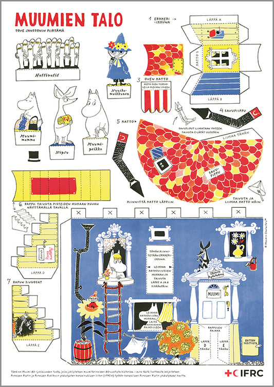 Craft sheet A3 Moomin - SPR Moominhouse FI