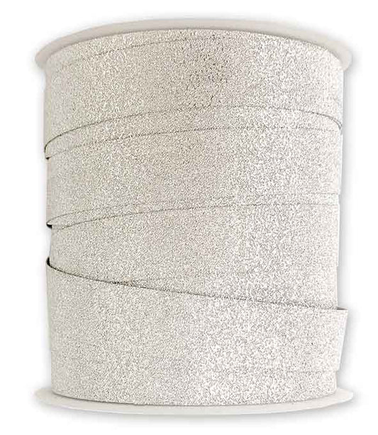 Gift ribbon Partisan - Glitter silver