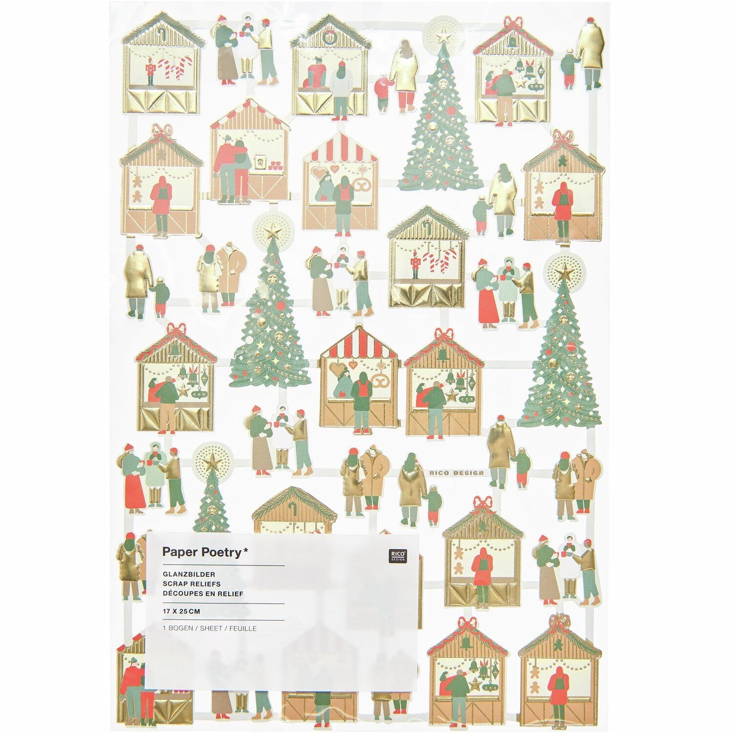 Glossy Paper Poetry - Christmas Market