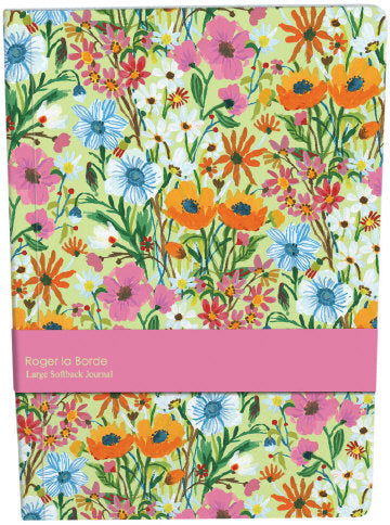 Muistikirja A4 Soft Roger La Borde - Flower Field