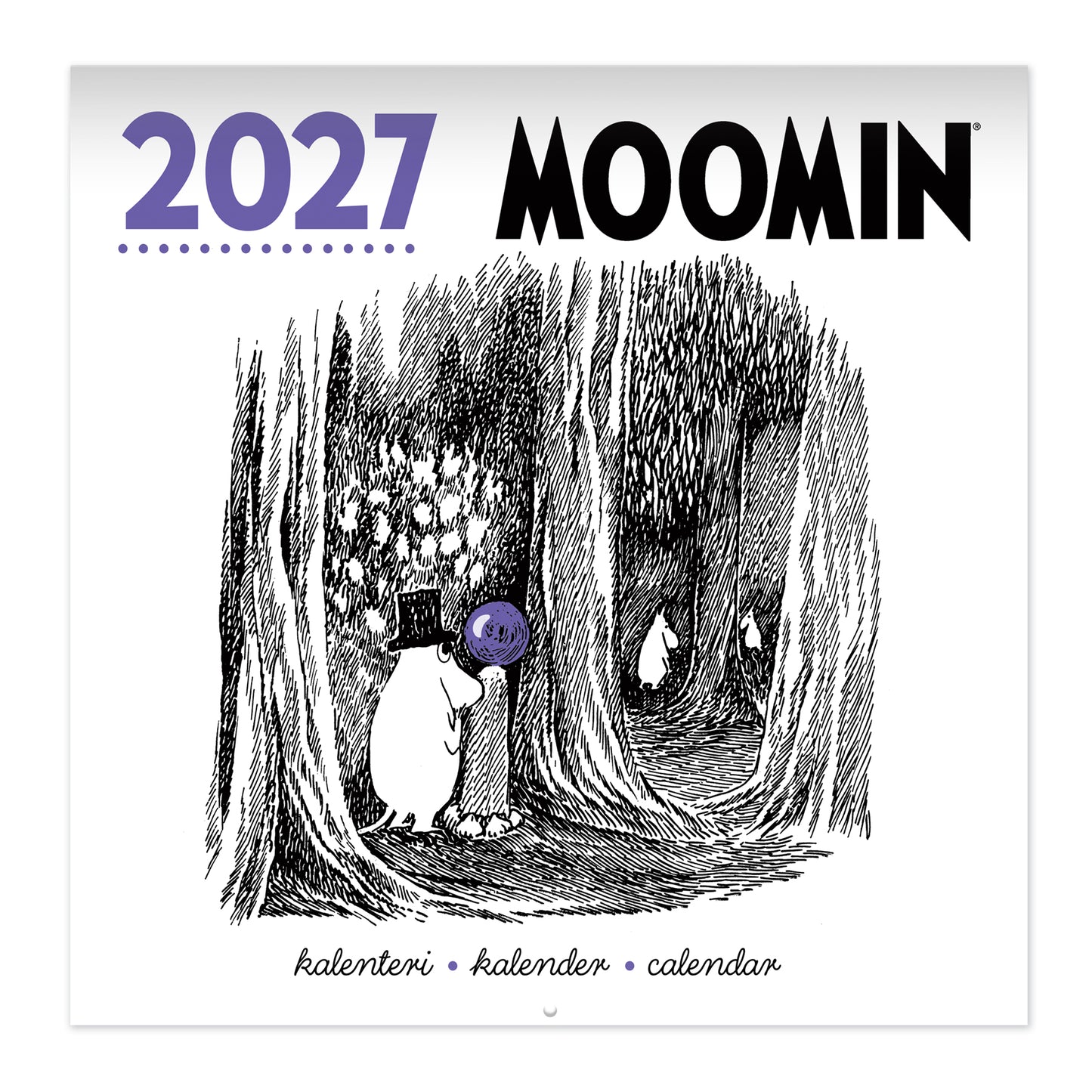 Wall Calendar 30x30 2027 Putinki Moomin