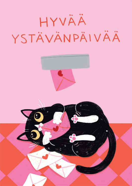 Postikortti Kaisu Sandberg - Helvi ystävänpäiväpostia