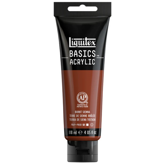 Liquitex Basics 118ml akryyliväri - 127 Burnt Sienna
