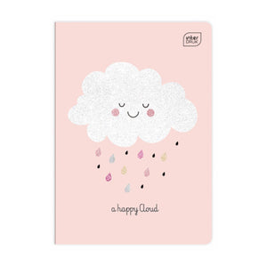 Notebook A5 Glitter - Cloud