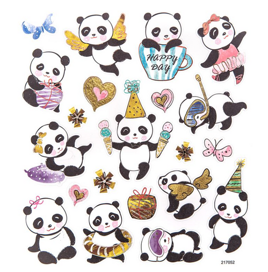 Sticker sheet DPC - Pandas