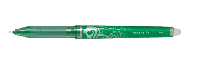 Erasable fountain pen Pilot - Frixion Point 0.5 green