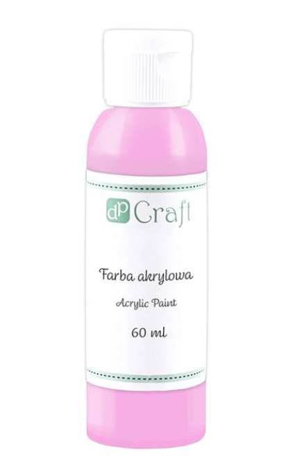 Akryyliväri 60ml DPC - vaaleanpunainen