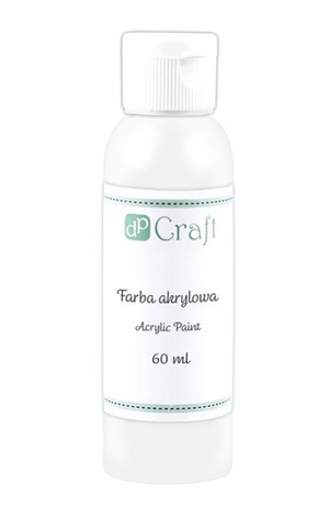 Akryyliväri 60ml DPC  - valkoinen