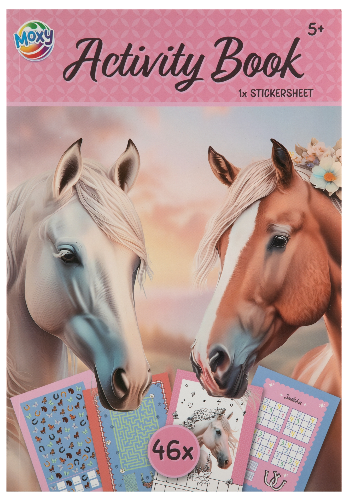 Puuhakirja CCG Horse A4 24 sivua tarroilla