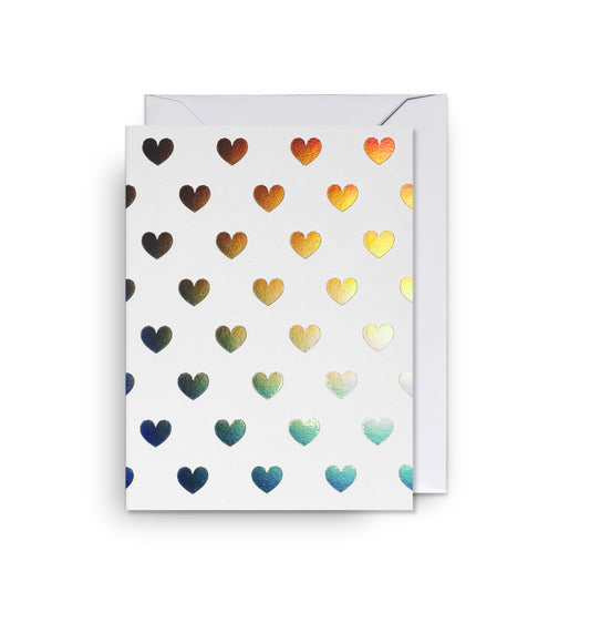 Small 2-part card Lagom - Hearts