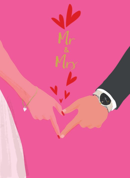 2-part card Hammond Gower - Mr & Mrs