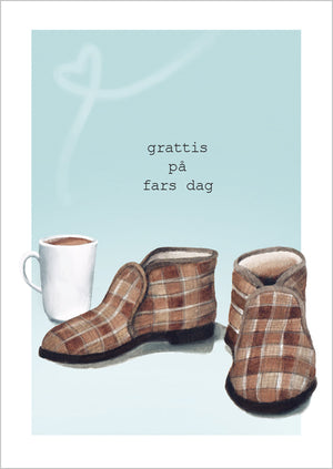 2-osainen kortti Henna Adel - Grattis på farsdag