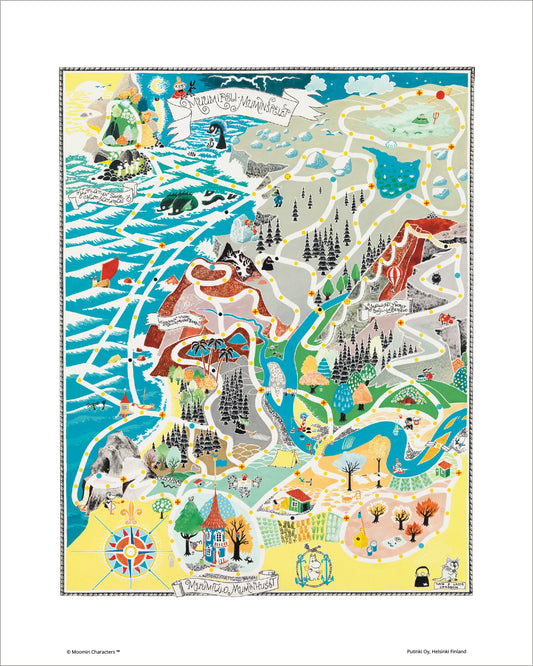 Juliste Muumi 24x30 - Muumipeli