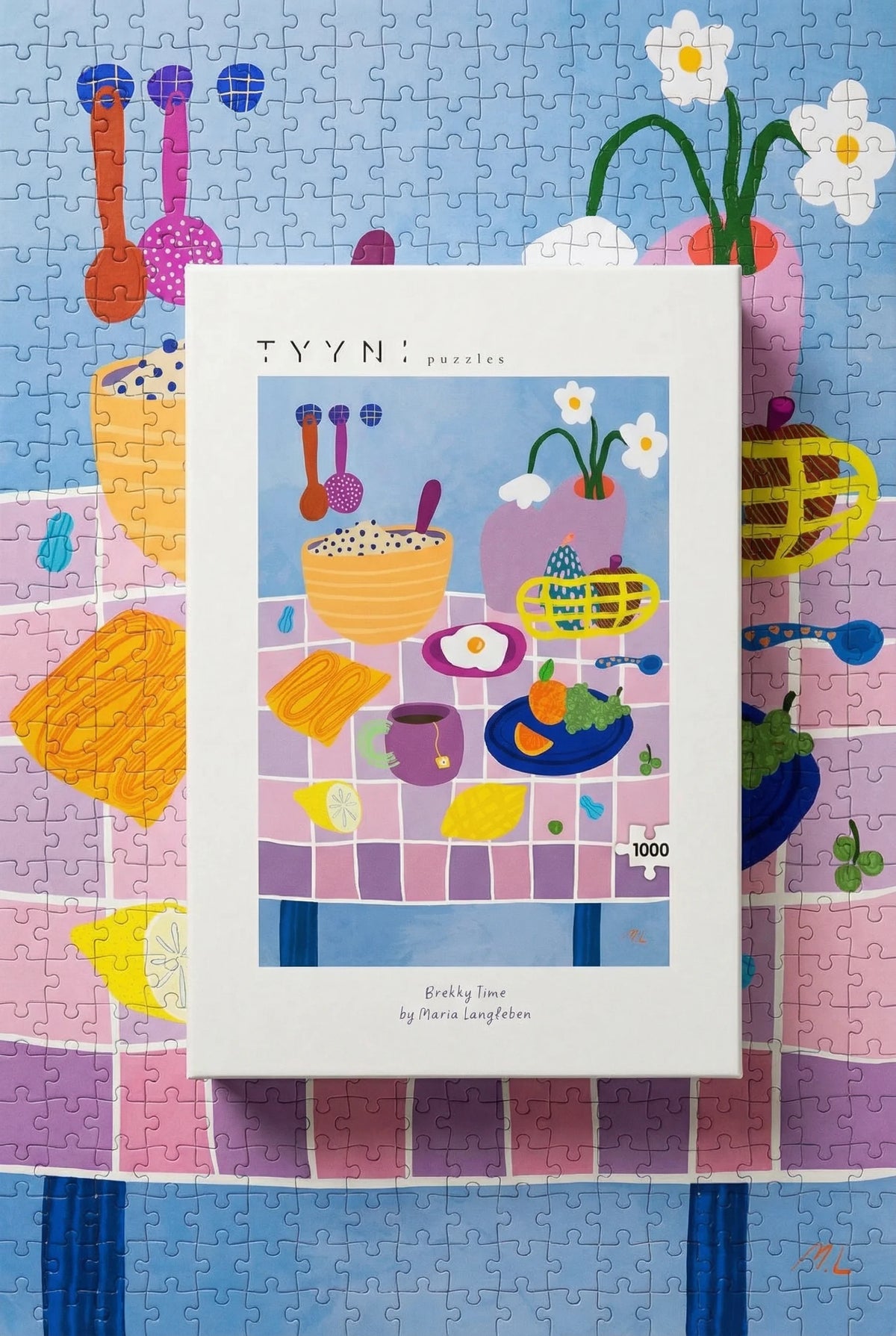 Palapeli 1000 palaa Tyyni Puzzles – Maria Langleben, Brekky Time