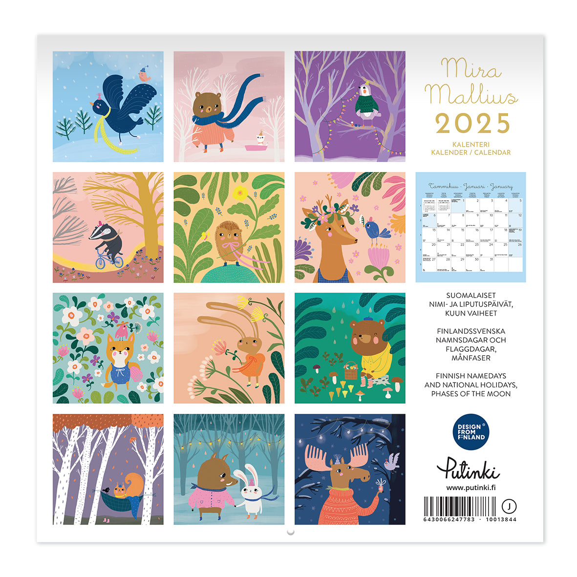 Wall calendar - Mira Mallius 2025