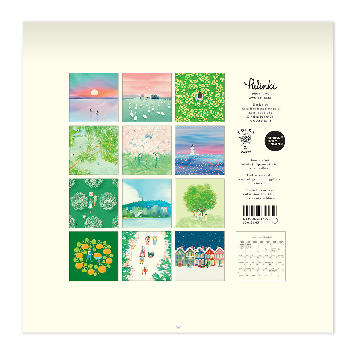 Wall calendar - Polka Paper 2025