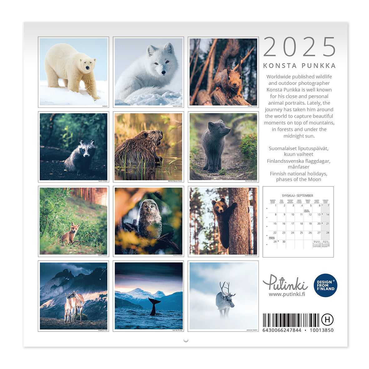 Small wall calendar - Konsta Punkka 2025