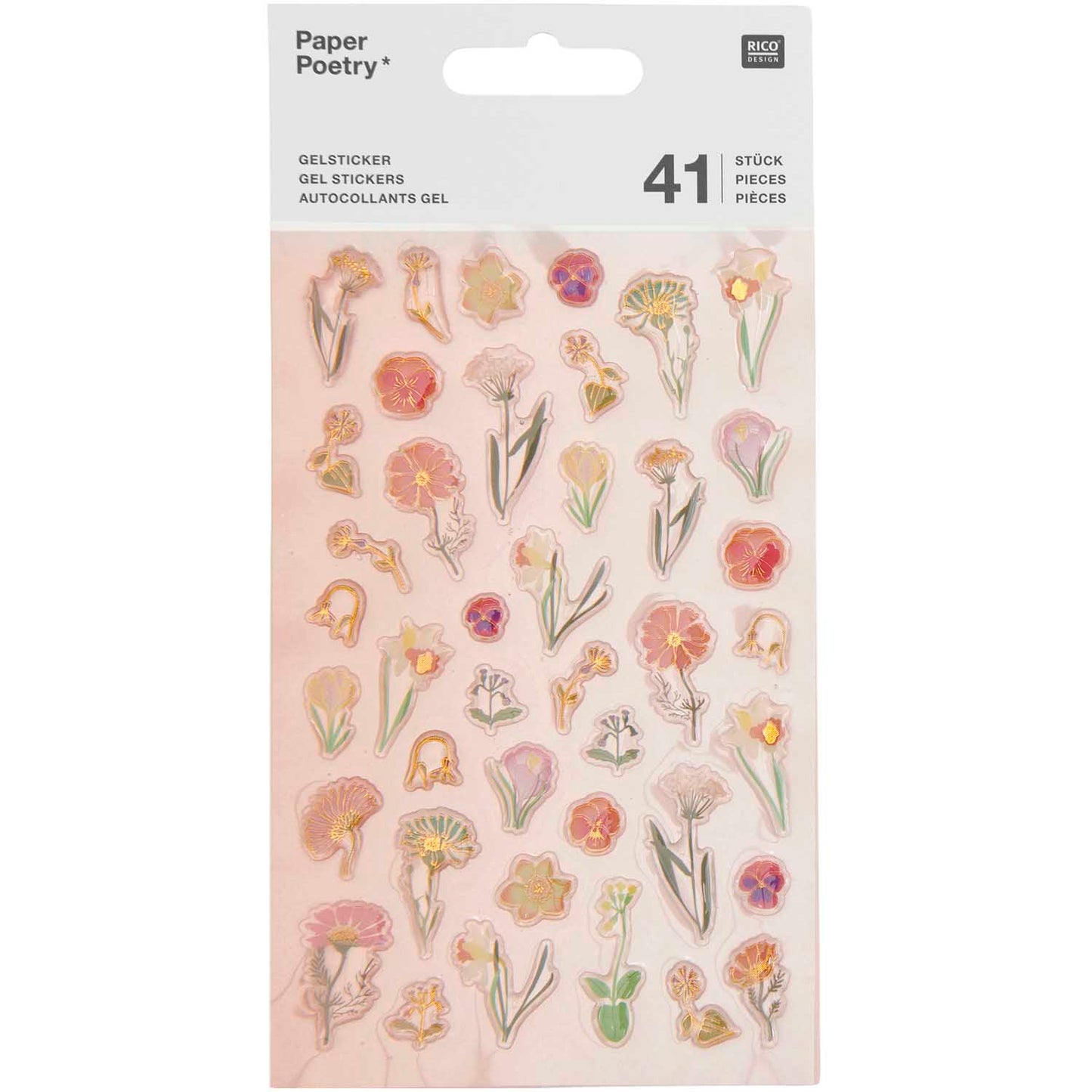 Sticker set Paper Poetry - Futschikato, Flowers