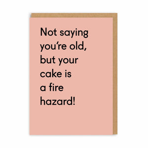 2 part card Ohh Deer - A Fire Hazard