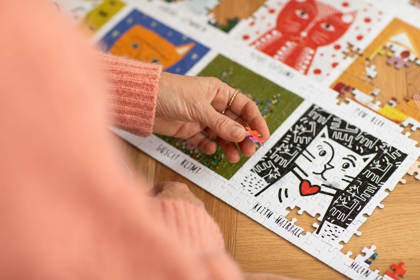 Puzzle Happily - Art Cats