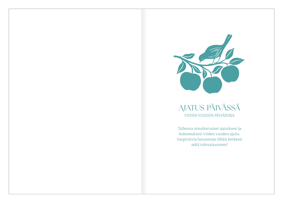 Viiden vuoden päiväkirja Polka Paper - Viikunat