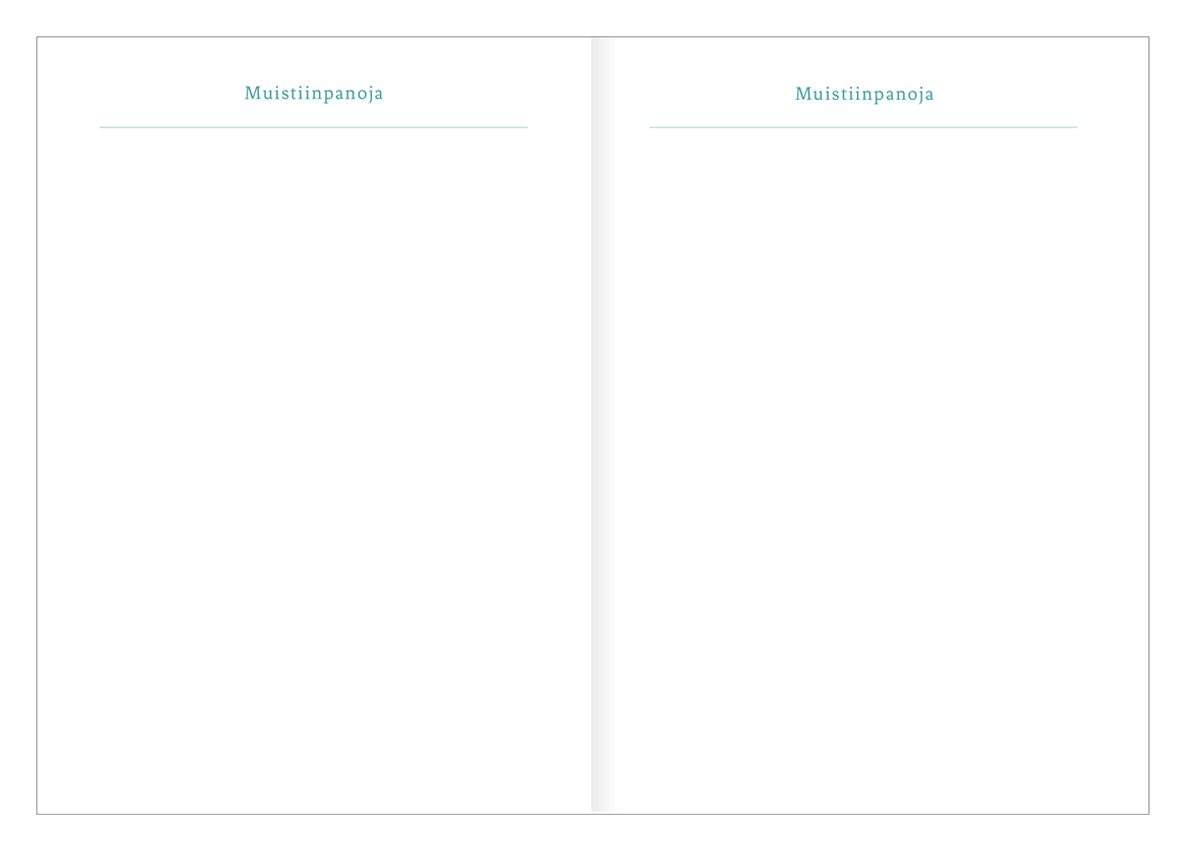 Viiden vuoden päiväkirja Polka Paper - Viikunat