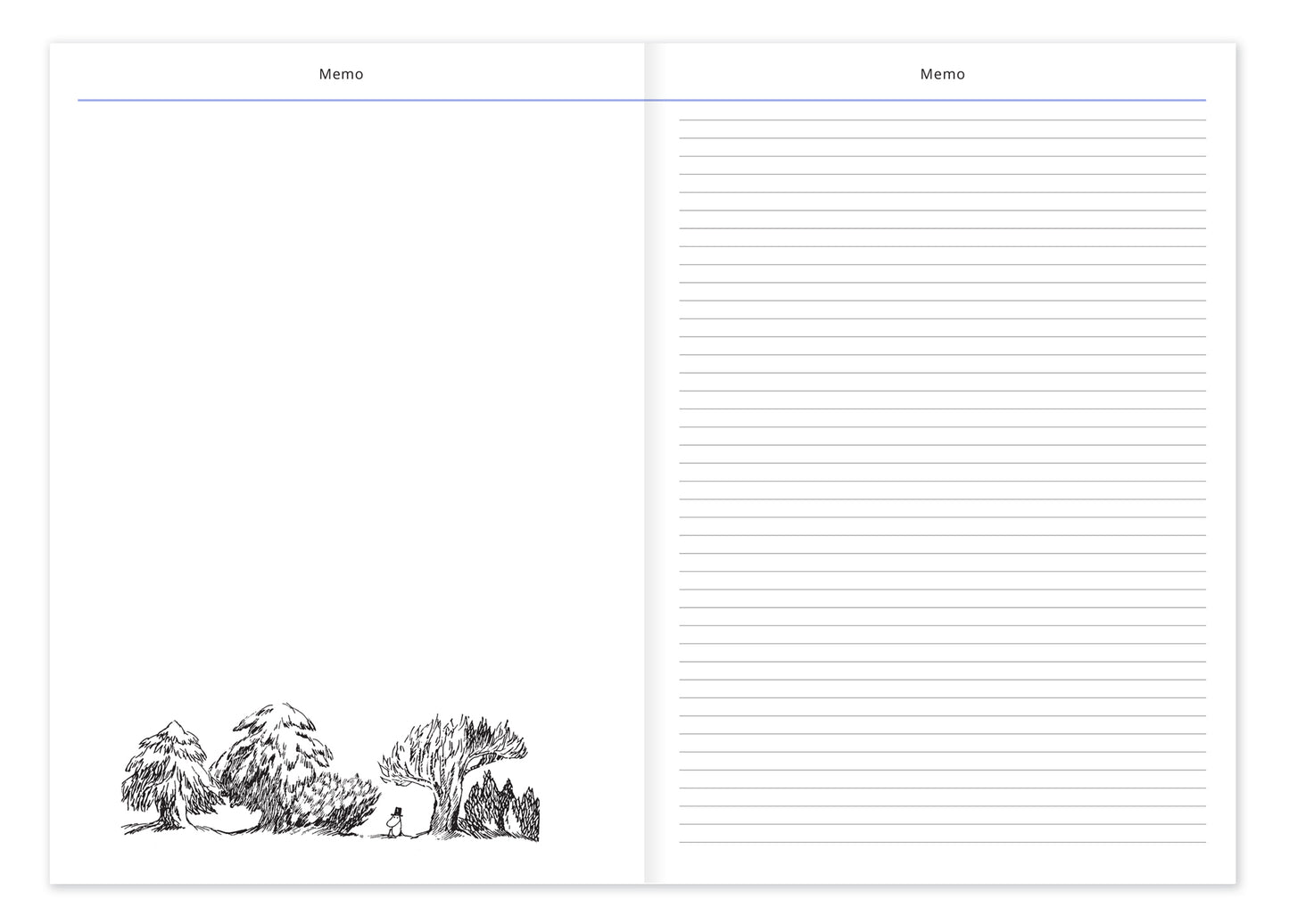 Weekly diary A5 2027 Putinki Moomin