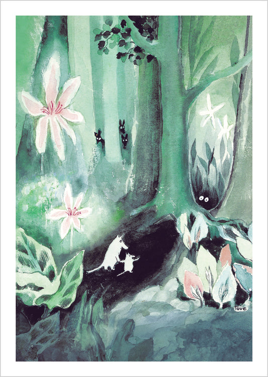 2-part card Moomin - The Great Flood