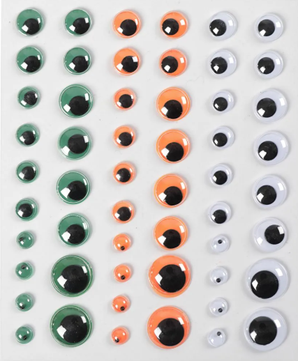 Tarra-arkki   Creativ Company - Liikkuvat silmät värilliset