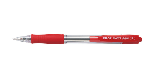 Ballpoint pen Pilot - Super Grip Fine red