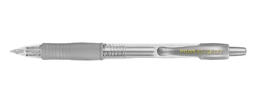 Geelikynä Pilot - G2 0,7 Metallic Silver