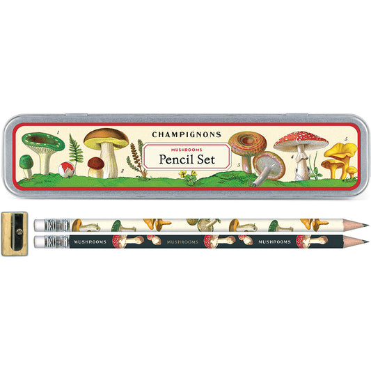 Pen set Cavallini - Mushrooms