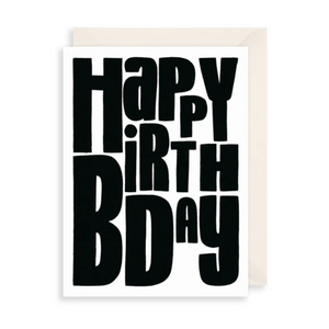 2-osainen kortti The Art File - Tiny but Mighty, Happy Birthday