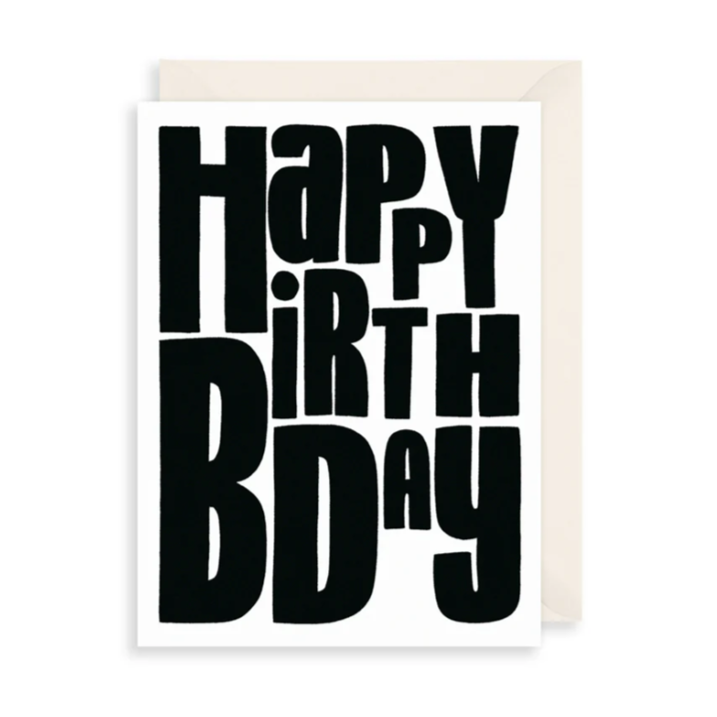 2-osainen kortti The Art File - Tiny but Mighty, Happy Birthday
