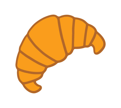 Pinssi Art File - Croissant