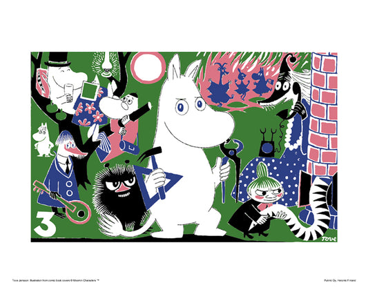 Juliste Muumi 24x30 - Sarjakuva 3