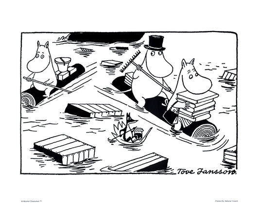 Juliste Muumi 24x30 - Tukit