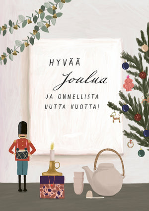 2-part Christmas card Johanna Ilander - Still life