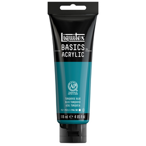 Liquitex Basics 118ml Acrylic Color - 46 Turquoise Blue