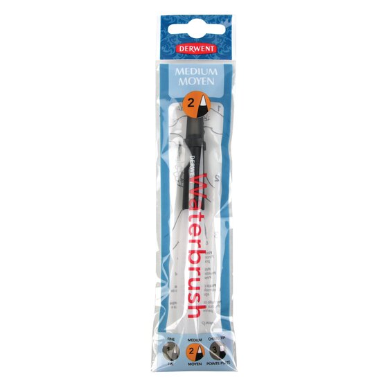 Säiliösivellin Derwent Waterbrush - Medium