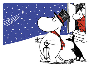 2-osainen kortti kohopaino Muumi - Tähdenlento