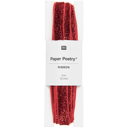 Lahjanauha Paper Poetry - Glitter Red