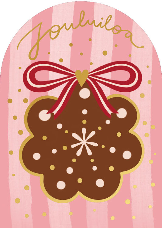 2-part Christmas card Putinki Letters - Gingerbread, Christmas Joy