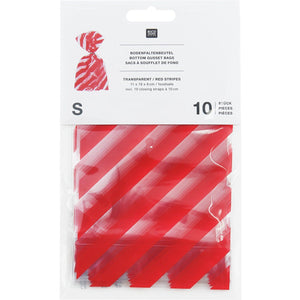 Lahjapussit Rico Design - Red stripes S