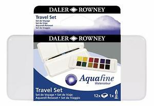Akvarellisetti Aquafine - Travel Set 12 x ½
